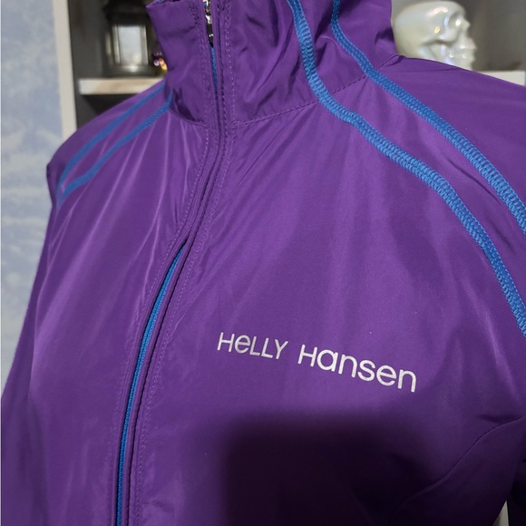 Helly Hansen Women's Purple windbreaker Jacket medium - Picture 4 of 11